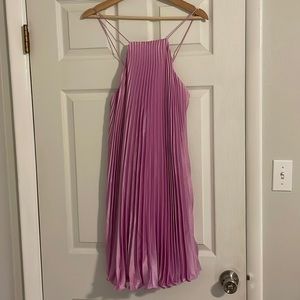 Monique Lhuillier Pleated Dress